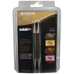 Addi Click Turbo Utskiftbare Rundpinner Messing 13cm 10,00mm US15