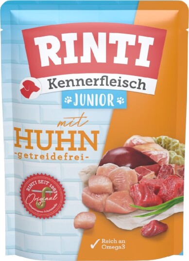Rinti Våtfôr Kennerfleisch Junior Kylling 20 X 400 G Rinti Våtfôr Kennerfleisch Junior Kylling 20 X 400 G