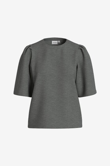 Vila - Topp viReflect O-neck 2/4 - Grå