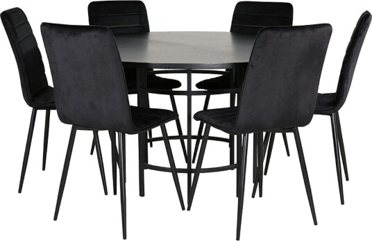 Spisegruppe furniture/fashion Copenhagen Ø140 cm med 6 Windu Stoler Spisegruppe furniture/fashion Copenhagen Ø140 cm med 6 Windu Stoler