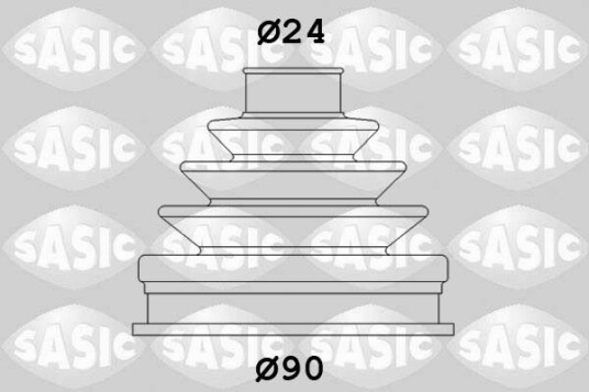 Sasic Mansjett drivaksel SASIC 1906047