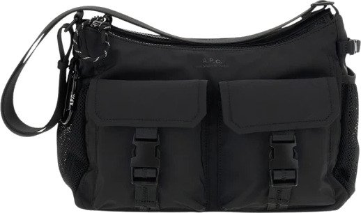 A.P.C. Trek Crossbody Bag Black A.P.C. Trek Crossbody Bag Black