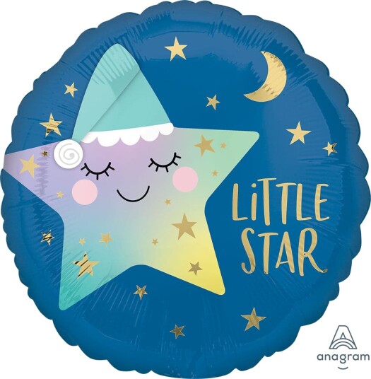 Amscan Folieballong Standard Little Star 4166801