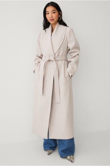 Ellos Collection   Kappe med sjalkrage   Beige
