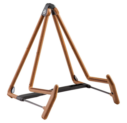 K&M 17580 A-Guitar Stand »heli 2«, Cork For Storage And Transport, Folds Flat K&M 17580 A-Guitar Stand »heli 2«, Cork For Storage And Transport, Folds Flat