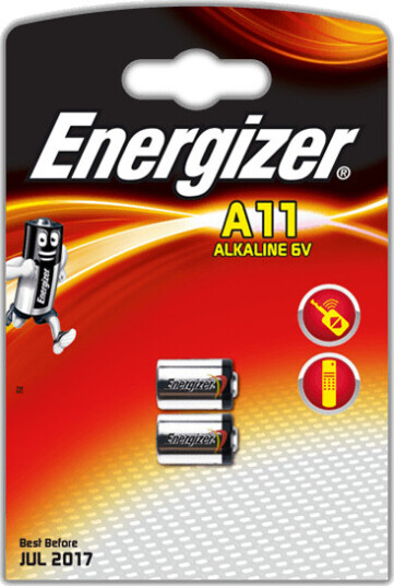 Energizer A11 6V Alkalisk Batteri 2-pakning - 38 mAh
