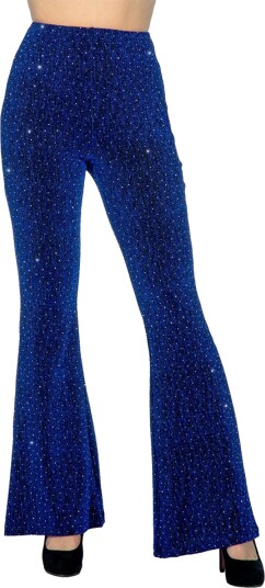Wilbers & Wilbers Discobukser Utsvingte Glitter Blå Dame Large 004200-VE-044