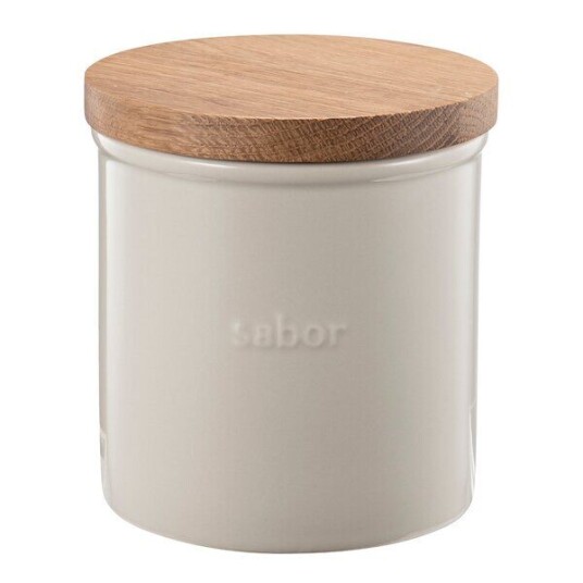 Sabor - Oppbevaringskrukke 0,5L krem Sabor - Oppbevaringskrukke 0,5L krem