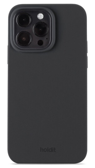 Holdit iPhone 14 Pro Max Soft Touch Silikon Deksel - Svart