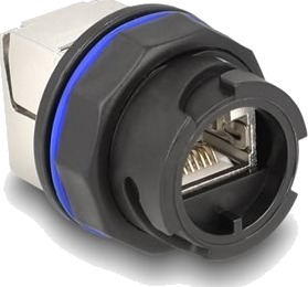 Delock Rj45 Cat 6A Stp Svart