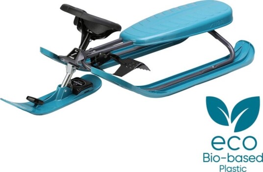 Stiga Snowracer Curve Bio Rattkjelke I Biobasert Plast /Grå Og Aqua/Gray And Aqua Stiga Snowracer Curve Bio Rattkjelke I Biobasert Plast /Grå Og Aqua/Gray And Aqua