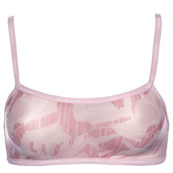 Calvin Klein BH Sheer Marq Bralette Unlined M?nster Medium Dame Calvin Klein BH Sheer Marq Bralette Unlined M?nster Medium Dame