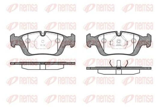 Bremseklosser REMSA 0384.00 Bremseklosser REMSA 0384.00