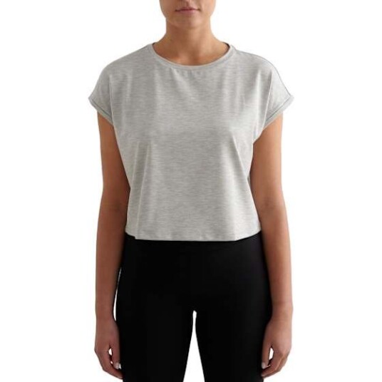 Aim'n Treningstopp Soft Basic Roll Sleeve Top Grå