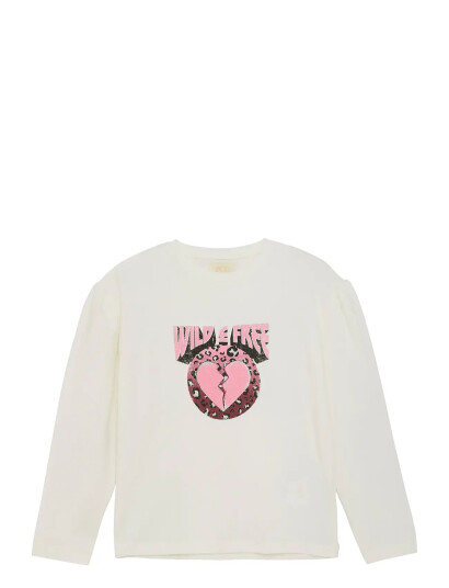 Creamie T-Shirt Ls White 116 Creamie T-Shirt Ls White 116