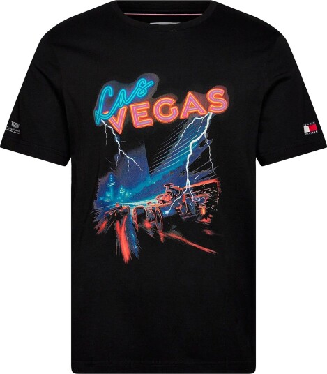 Tommy Hilfiger Th X Cf1 Vegas Graphic Tee   BLACK   M