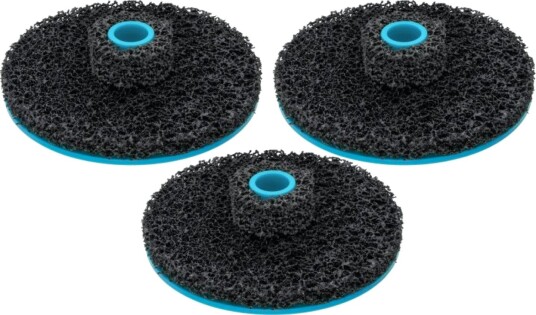 Hazet 4960F 0160/3 Slipehjul Alle Merker Sort 16 Cm 3 Stykker
