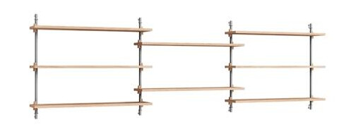Moebe Vegghylle WS.65.3 Eik/rustfritt Stål