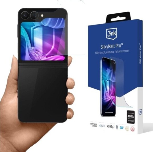 3Mk Matt Film 3Mk Silky Matt Pro Til Samsung Galaxy Z Flip6 / Z Flip7 Fe For Ytre Skjerm