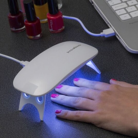 UV/LED Neglelampe Mini - Hvit UV/LED Neglelampe Mini - Hvit