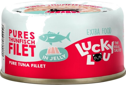 Lucky Lou Våtfôr Extra Food I Gelé Tunfiskfilet 12 X 70 G