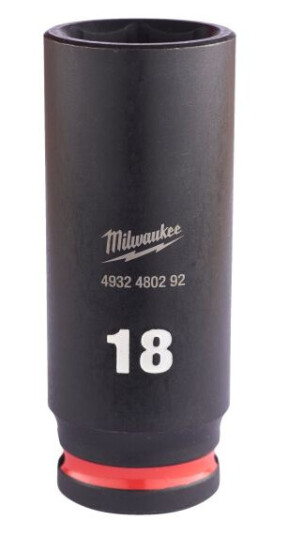 Milwaukee 4932480292 Kraftpipe 3/8", SHOCKWAVE, dybde 18 mm, Håndverktøy