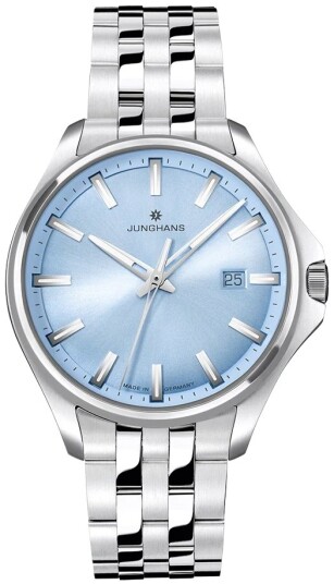 Junghans Dameklokke 47/4531.44 Meister S Quartz 35 Blå/Stål Ø35 mm