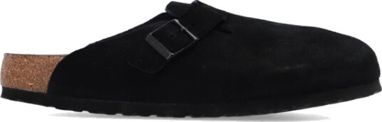 BIRKENSTOCK Boston Soft Footbed Black Suede