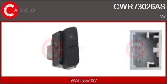 Bryter, vindusheis CASCO CWR73026AS