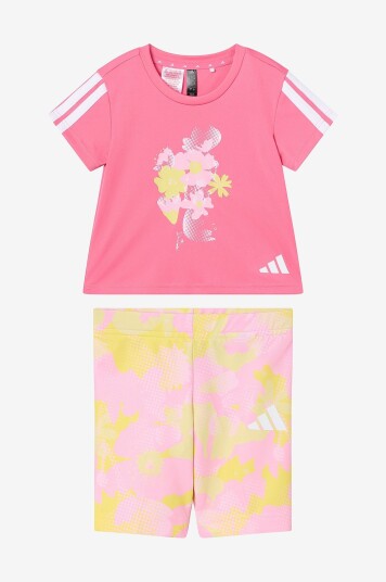 Adidas Sport Performance T skjorte + shorts LG TR ES FL SE Rosa Adidas Sport Performance T skjorte + shorts LG TR ES FL SE Rosa