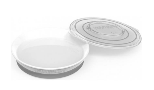Twistshake Plate 6+m White Twistshake Plate 6+m White