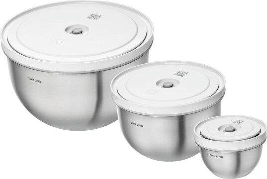 Zwilling   Fresh & Save vakuumskålsett 6 deler rustfritt stål