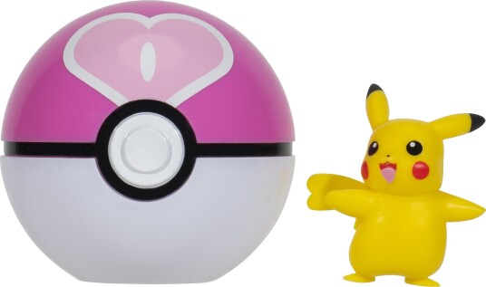 Pokémon Pokémon Clip "N" Go Lekesett Pikachu Love Ball