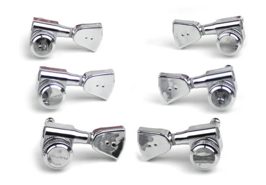 Graph Tech Prl-8341-Lc0 Ratio Electric Locking Machine Heads 3+3, Lh - Chrome
