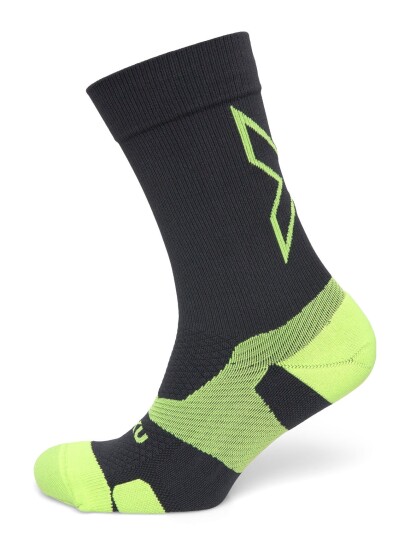 2XU Vectr Light Cushion Crew Socks Black XL