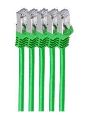 Shiverpeaks Bs75511-G-Set5 1 M Cat7 S/Ftp S-Stp Rj-45 Rj-45 Grønn