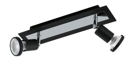 Eglo Sarria Ikke-Utskiftbare Pærer 10 W 3000 K 400 Lm 220-240 V Sort Kromfarget Eglo Sarria Ikke-Utskiftbare Pærer 10 W 3000 K 400 Lm 220-240 V Sort Kromfarget