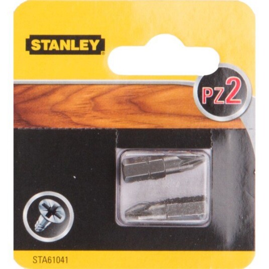 Stanley Bits pz2 x 25mm x2 sta61041 high-tec torsion