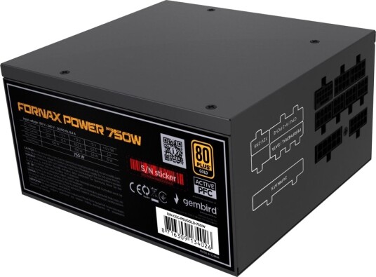 Gembird Ccc Psugold 750W Strømforsyning Gembird Ccc Psugold 750W Strømforsyning
