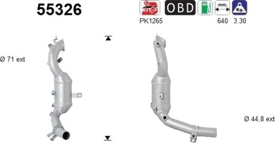 Katalysator AS 55326
