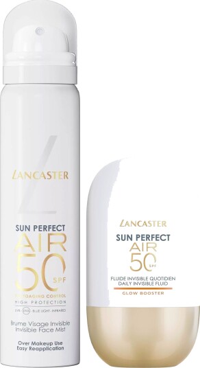 Lancaster Sun Perfect AIR Glow Booster SPF50 Bundle Fluid 40 ml & Face