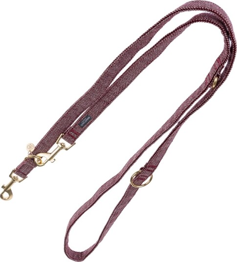 Nomad Tales Calma Hundesele Burgunder Passende Bånd 200 cm Lang 20 Mm Bred