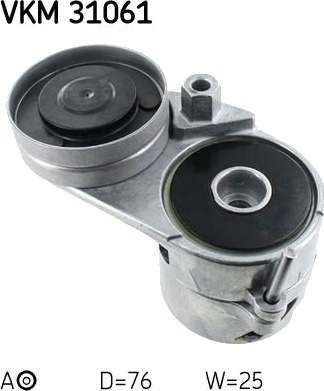 Strammehjul, kilerem SKF VKM 31061