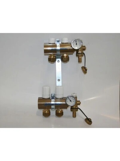 Pettinaroli 7035SYS20 02 Manifold System 1x3/4" 2 Outlets 20mm Fittings