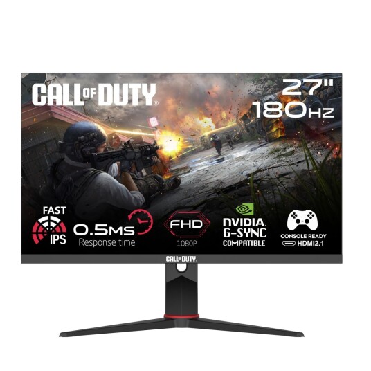 Twisted Minds Call of Duty 27" FHD Gaming Skjerm 180Hz Svart