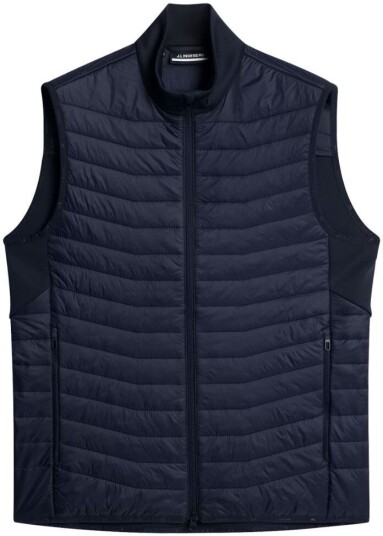 J.Lindeberg Holden Quilt Hybrid Vest Herre Navy S