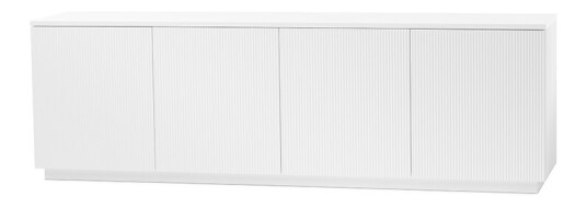 A2 Beam sideboard Hvitlakkert, hvit sokkel