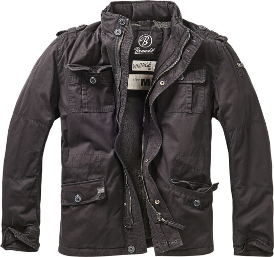 Brandit Britannia Winter Jakke S Svart