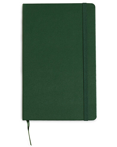 Moleskine Plain Hard Notebook Large Myrtle Green Moleskine Plain Hard Notebook Large Myrtle Green