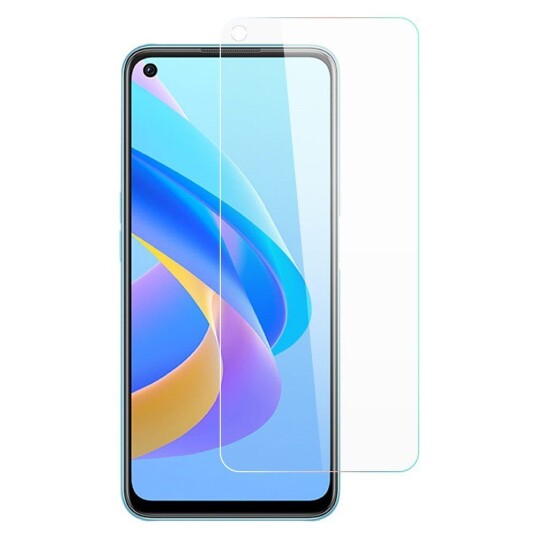 INCOVER Oppo A76 Herdet Glass Skjermbeskytter - Case Friendly - Gjennomsiktig INCOVER Oppo A76 Herdet Glass Skjermbeskytter - Case Friendly - Gjennomsiktig